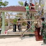 Satgas TMMD 118 Kodim 0804/Magetan Kebut Pembangunan Pos Kamling Dusun Beji
