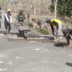 Satgas TMMD ke-118 Genjot Pekerjaan Rabat Beton