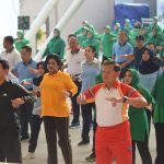 Dandim/Magetan Turut Meriahkan Olahraga Bersama Panglima TNI