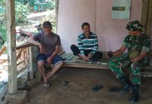 Wujudkan Kemanunggalan TNI-Rakyat, Satgas TMMD ke-125 Kodim 0814/Jombang Gelar Komsos