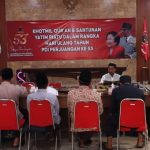 Sambut HUT Partai ke-53, DPC PDI Perjuangan Banyuwangi Gelar Khotmil Qur’an dan Santunan Yatim Piatu