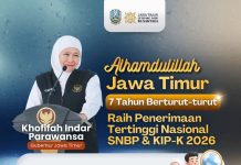 Bukti Nyata Kualitas SDM Terus Meningkat, Gubernur Khofifah: Alhamdulillah, Jatim Terbanyak Lolos SNBP 7 Tahun Berturut-turut