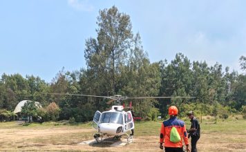 Karhutla Gunung Ijen Belum Padam, BPBD Jatim Terjunkan Helikopter Water Bombing