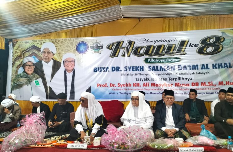 Haul ke-8 Buya Syeikh Salim Da’im Al Khalidi, Syukuran Terpilihnya Ketum Majelis Naqshbandi Se-Dunia