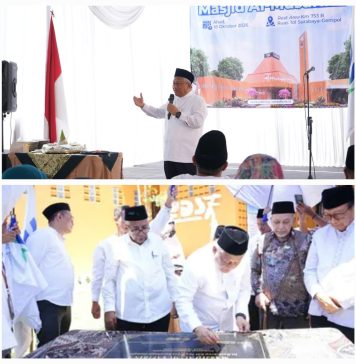 Masjid Al Musafirin Rest Area Tol Surabaya- Gempol Resmi Beroperasi, Prof M. Nuh Tekankan Makna Amal Jariyah