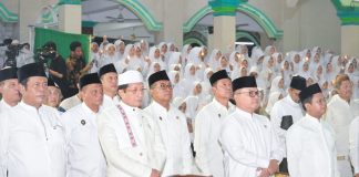 Penabuhan Rebana Tandai Peluncuran Program Pesantren Aman