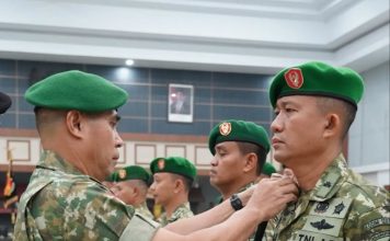 Pangdam XII/Tpr Lantik Letkol Kav Aidil Hajri Jadi Dandim Pontianak Baru
