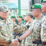 Kunjungan Menhan ke Yonif TP 881/Baratama Dharma, Perkuat Komitmen Jaga Perbatasan